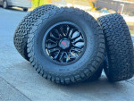 35” BFG KO2 Tires 18x9 +18mm rims 8x6.5 Dodge Ram 2500 8x165 wheels