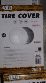 New Adco Spare Tire Cover White set 4
