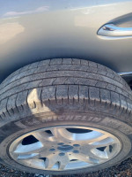 Set of tires with rims