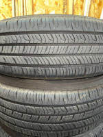 Hankook 205/70/r16 tires on Jeep Patriot rims with center caps 98%