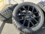 33” tires NEW 22” black Ford F150 rims 6x135 wheels 33x12.50r22 F-150