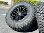 17” black rims 6 lug 6x5.5 Toyota Tacoma 4Runner rims wheels tires MT