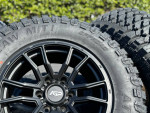 17” black rims 6 lug 6x5.5 Toyota Tacoma 4Runner rims wheels tires MT