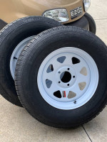 Trailer Tires and Wheels 5 Lug 205/75/15
