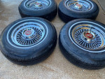 Cadillac wire wheels 15”