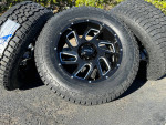20” 6x5.5 rims off road Chevy GMC Sierra Silverado Ram wheels AT tires
