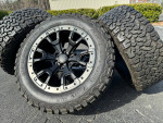 20” 6 lug 6x5.5 black rims Dodge Ram Rebel 6 lug Chevrolet BFG tires