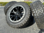 20” 6 lug 6x5.5 black rims Dodge Ram Rebel 6 lug Chevrolet BFG tires