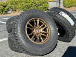 17” bronze 6x5.5 rims Falken AT4w A/T tires wheels Toyota Chevy 33”