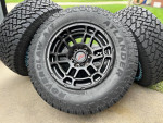 17" TRD PRO wheels Toyota Tacoma 4Runner Sequoia black rims tires