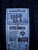 Tires, New pair 225/60/R16 Goodyear EagleRS-A