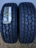 Tires, New pair LT225/75/R16 E rated 10 ply