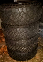 Tires, like new 35x12.5x18 load range E, 10 ply