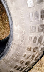 Tires, like new 35x12.5x18 load range E, 10 ply