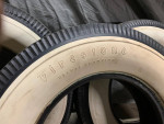 Vintage Antique 4” whitewall Tires - Ornamental Only - Firestone