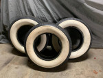 Vintage Antique 4” whitewall Tires - Ornamental Only - Firestone
