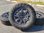 18" GMC SIERRA AT4X WHEELS AND LT275/70r18 GOODYEAR TIRES * NEW 2024