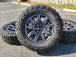 18" GMC SIERRA AT4X WHEELS AND LT275/70r18 GOODYEAR TIRES * NEW 2024