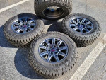 18" GMC SIERRA AT4X WHEELS AND LT275/70r18 GOODYEAR TIRES * NEW 2024