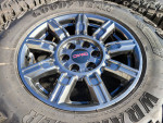 18" GMC SIERRA AT4X WHEELS AND LT275/70r18 GOODYEAR TIRES * NEW 2024