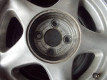 3 Ford Mustang Pony Wheels with Center Caps