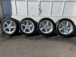 17” 5-112 VW AUDI MERCEDES RIMS AND TIRES. ALMOST NEW!!!