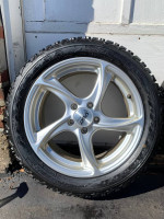 17” 5-112 VW AUDI MERCEDES RIMS AND TIRES. ALMOST NEW!!!