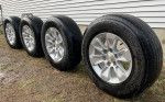 2022 Chevrolet Silverado 17 inch almost new factory rims with tires