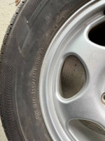Truck tire on rim 255/70R18