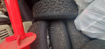 Tires and rims ready to go for snow