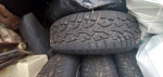 Tires and rims ready to go for snow