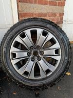 20” Ford F-150 rims and tires.