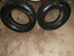 TWO 16"-225-60-16  GENERAL ALTIMAX ARTIC STUDDED SNOW TIRES