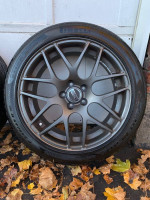 5/114 staggered American muscle like new 19” Rims\ tires
