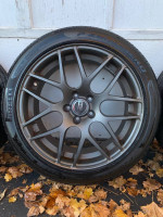5/114 staggered American muscle like new 19” Rims\ tires