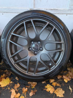 5/114 staggered American muscle like new 19” Rims\ tires