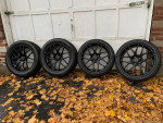 20” 5-114 staggered rims wheels American muscle