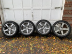 20” 5-120 like new Rims and tires RANGE ROVER/ HONDA PILOT/ RIDGE LINE