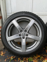 20” 5-120 like new Rims and tires RANGE ROVER/ HONDA PILOT/ RIDGE LINE