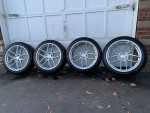 20” staggered STANCE (5/114) Rims and tires