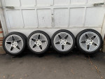 Wheels: 18X8.5 5-120 ET40 . Like new rims and tires.