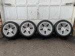 Wheels: 18X8.5 5-120 ET40 . Like new rims and tires.