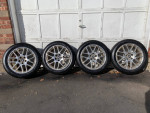 18”(5/114) Mustang Rims and tires winter beaters