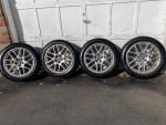 18”(5/114) Mustang Rims and tires winter beaters