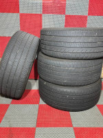 4x Used 255/45 R20 Yokohama Geolandar X-CV GO57 Tires 6-9/32 Tread