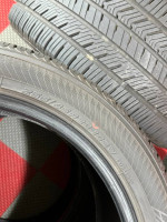 4x Used 255/45 R20 Yokohama Geolandar X-CV GO57 Tires 6-9/32 Tread