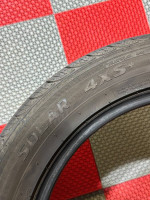 2x Used 215/55 R17 Solar 4XS+ Tires 8/32 Tread