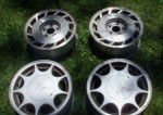 Nissan Maxima factory alloy rims. 15" w/ center caps, 89-94, two pairs