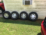 265/60/16 Firestone GM rims