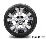 Golf Cart Wheels - 215 40 12
